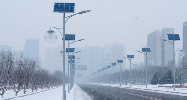 install solar street lights